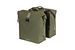 BASIL SoHo double pannier Nordlicht, 41L, moss green